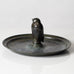 Just Andersen, Denmark, Disko metal candy tray with owl handle L3363