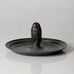 Just Andersen, Denmark, Disko metal candy tray with owl handle L3363