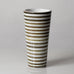 Stig Lindberg for Gustavsberg, Sweden, faiance vase with brown, green and white decoration L3341