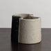 Eva Staehr Nielsen for Royal Copenhagen, Denmark, vase with cream and gray glaze M4364