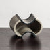 Eva Staehr Nielsen for Royal Copenhagen, Denmark, vase with cream and gray glaze M4364