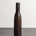 Carl Harry Stålhane for Rörstrand, Sweden, unique stoneware vase with brown glaze M5461
