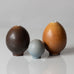 Group of three egg vases by Berndt Friberg for Gustavsberg, Sweden