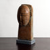 Peter Hayes, own studio, UK, stoneware modernist bust on slate base M4356