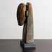 Peter Hayes, own studio, UK, stoneware modernist bust on slate base M4356