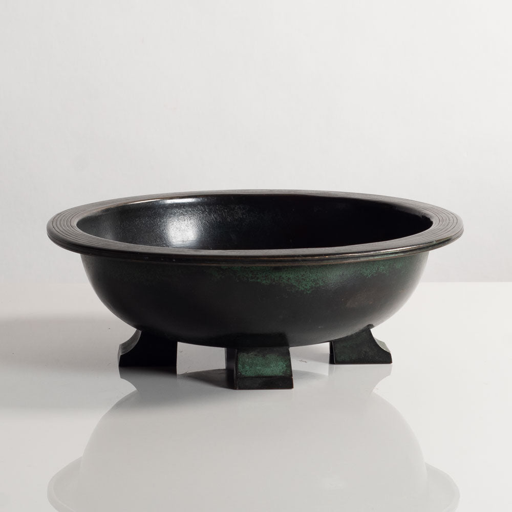 Nils Fougstedt, for FAK Sweden, bronze footed bowl  M5524