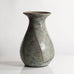 Two unique vases with gray glaze by Chris Carter, UK