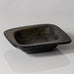 Gunnar Nylund for Rörstrand, Sweden, ceramic dish with blue and green glaze L3382
