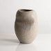 Chris Carter, UK, unique stoneware vase with matte oatmeal glaze M4329