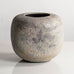 Two vases with off-white glaze by Chris Carter, UK