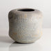 Chris Carter, UK, unique stoneware vase with pale gray and purple volcanic glaze M4334