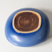 Gunnar Nylund for Rörstrand, stoneware dish with blue glaze L3381