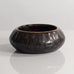 Carl Harry Stålhane for Rörstrand, Sweden, unique stoneware bowl with brown glaze M5462