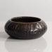 Carl Harry Stålhane for Rörstrand, Sweden, unique stoneware bowl with brown glaze M5462