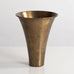 Ystad Metall, Sweden, brass flaring vase L3962