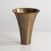Ystad Metall, Sweden, brass flaring vase L3962