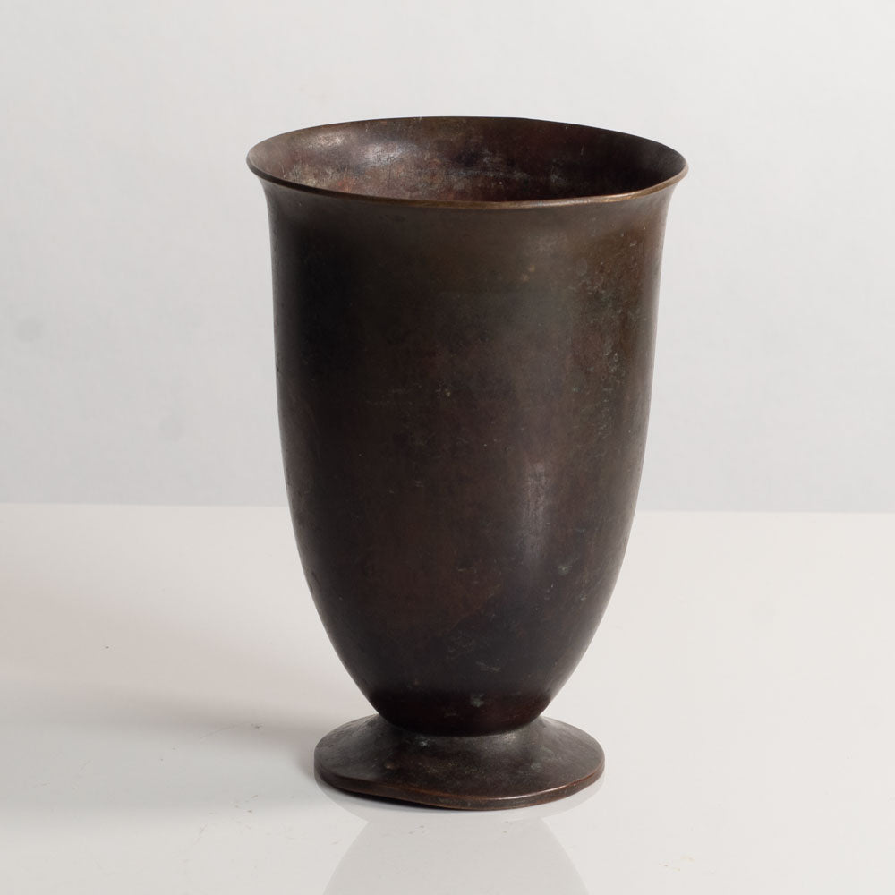 Just Andersen, Denmark, small vase in light bronze M5501