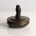 Bernard Hertz, BH Ildfast, Denmark, bronze lidded bowl with owl figure M5424