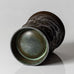 Just Andersen, Denmark, Disko metal vase with relief of Samson and Delilah L3388