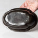 Just Andersen, Denmark, Disko metal scalloped ovoid bowl L3389