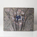 Francesca Mascitti Lindh for Arabia, Finland, Unique stoneware tile with floral motif H1424