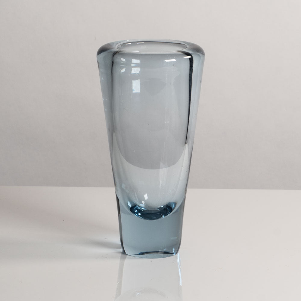 Per Lutken for Holmegaard, Denmark, conical vase in pale blue glass M5490