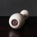 Carl Harry Stålhane for Rörstrand, Sweden, stoneware vase with matte white glaze L3274