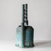 Anne Hirondelle, large stoneware vessel with matte textured blue-green glaze L3314