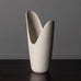 Gunnar Nylund for Rörstrand, Sweden, asymmetrical vase with white glaze J1399