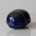 Ulla and Gustav Kraitz, Sweden, ceramic beetle with blue glaze L3412