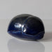 Ulla and Gustav Kraitz, Sweden, ceramic beetle with blue glaze L3412