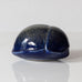 Ulla and Gustav Kraitz, Sweden, ceramic beetle with blue glaze L3412