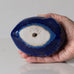 Ulla and Gustav Kraitz, Sweden, ceramic beetle with blue glaze L3412