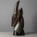 Gunnar Nylund for Rorstrand, Sweden, stoneware figure of the head of an antelope H1374