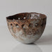 Alan Wallwork, UK, unique stoneware sculptural bowl L3339