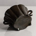 Just Andersen, Denmark, scalloped vase in disko metal L3289