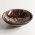 Nils Thorsson for Royal Copenhagen, Denmark, stoneware "Jungle" bowl with olive and brown glaze M5500