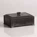 Just Andersen, Denmark, lidded box in disko metal M5511