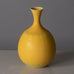 Stig Lindberg for Gustavsberg, Sweden, unique stoneware vase with yellow glaze H1380