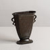 Just Andersen, Denmark, illustrated vase in disko metal L3500