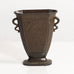 Just Andersen, Denmark, illustrated vase in disko metal L3500