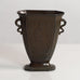Just Andersen, Denmark, illustrated vase in disko metal L3500