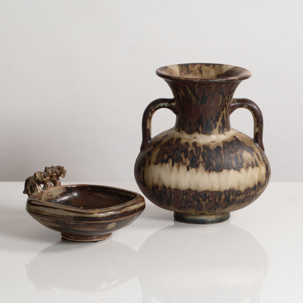 Two vessels with Sung glaze Bode Willumsen for Royal Copenhagen, Denmark