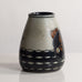Josef Ekberg for Rorstrand, Sweden, unique stoneware vase with handpainted underglaze fish M5571