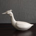 Gunnar Nylund for Rorstrand, stoneware grebe with white glaze M5506