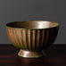 Sune Backstroms, Sweden, bronze footed bowl L3480
