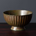 Sune Backstroms, Sweden, bronze footed bowl L3480
