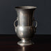 GAB Tenn, Sweden, art deco pewter vase with two handles L3435