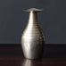 GAB Tenn, Sweden, Pewter vase with horizontal line decoration L3365