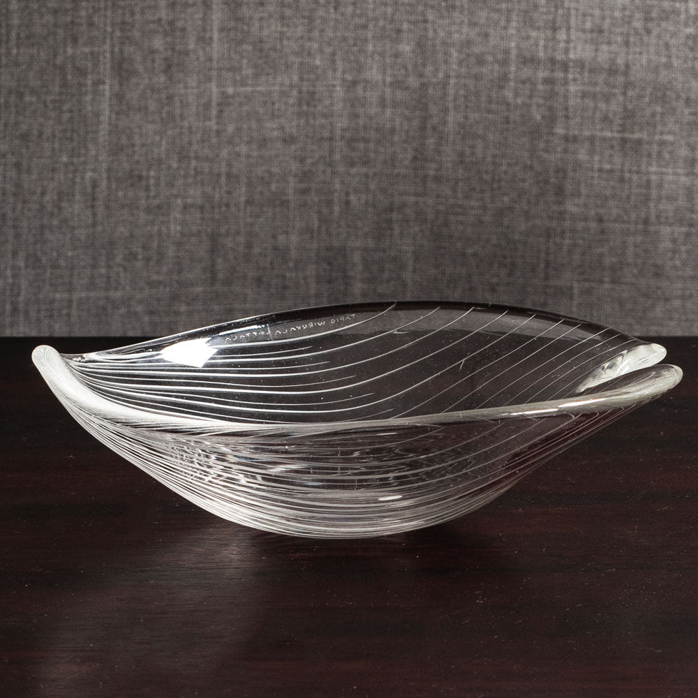 Tapio Wirkkala for Iittala, Finland, engraved dish M5548